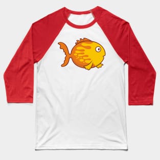 Goldfish Cartoon Baseball T-Shirt